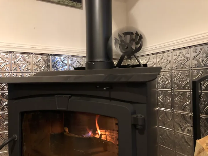 best wood burning stove fan